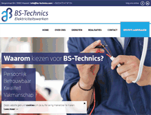 Tablet Screenshot of bs-technics.com